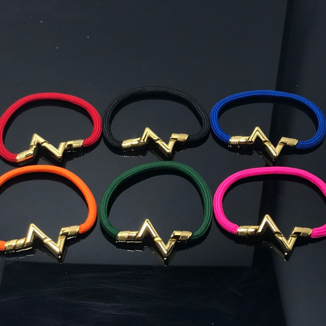 Louis Vuitton Volt Upside Down Play Blue 18K Gold Bracelet