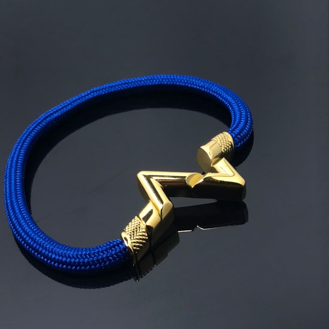Louis Vuitton Volt Upside Down Play Blue 18K Gold Bracelet