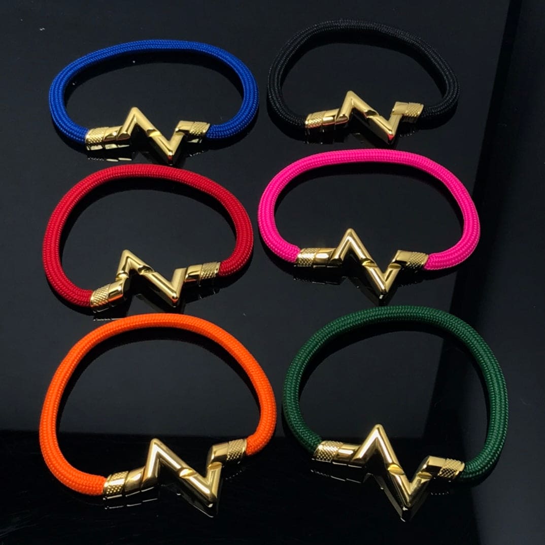 Louis Vuitton Volt Upside Down Play Red 18K Gold Bracelet