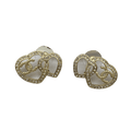 Chanel Heart Diamonds 18K Gold Earrings