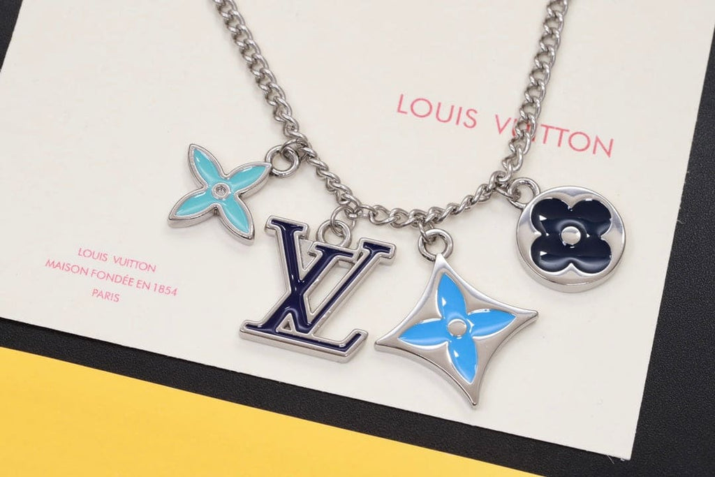 Louis Vuitton Instinct Enamelled 18K Gold Necklace