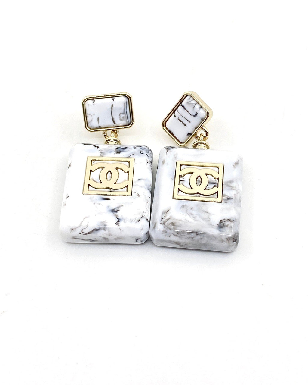 Chanel Eternal No. 5 18K Gold Earrings