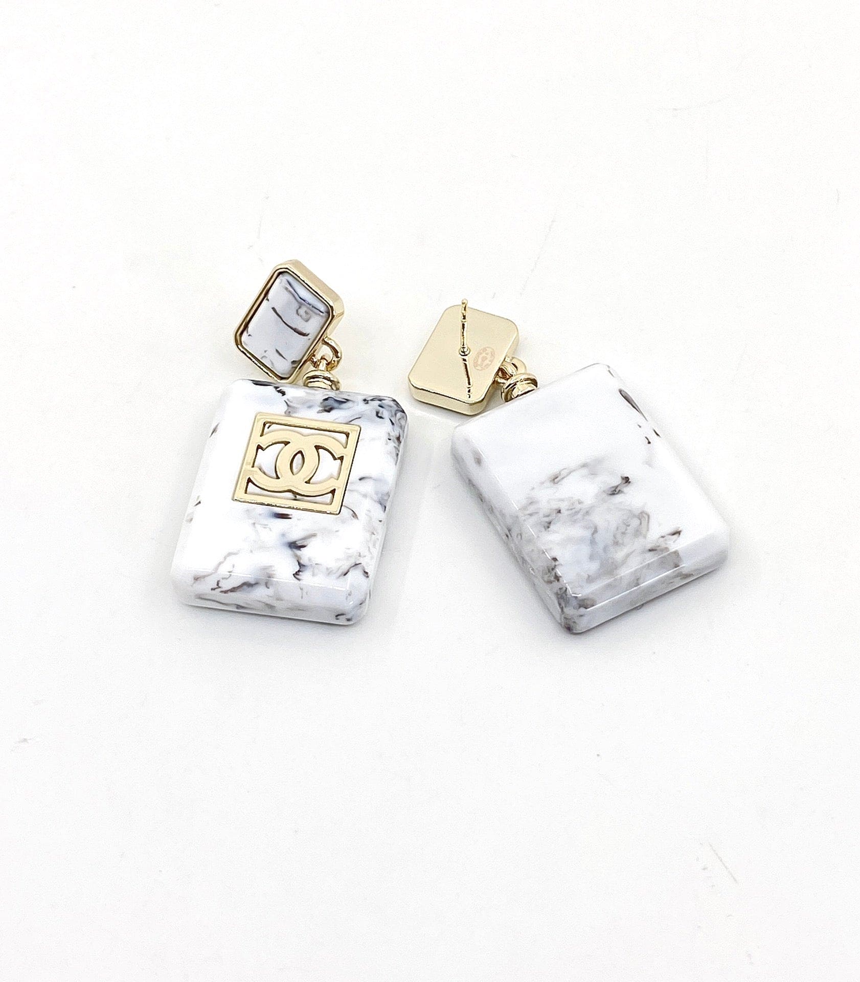 Chanel Eternal No. 5 18K Gold Earrings