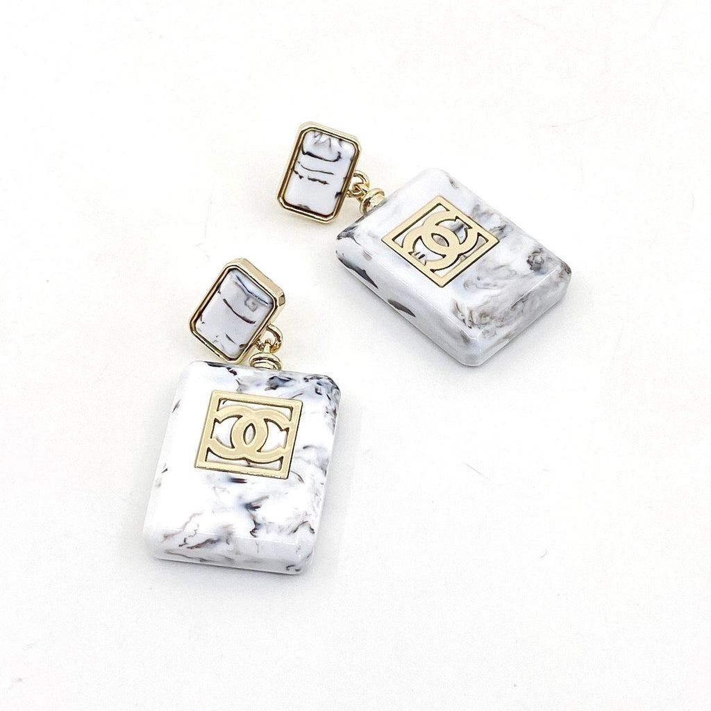 Chanel Eternal No. 5 18K Gold Earrings