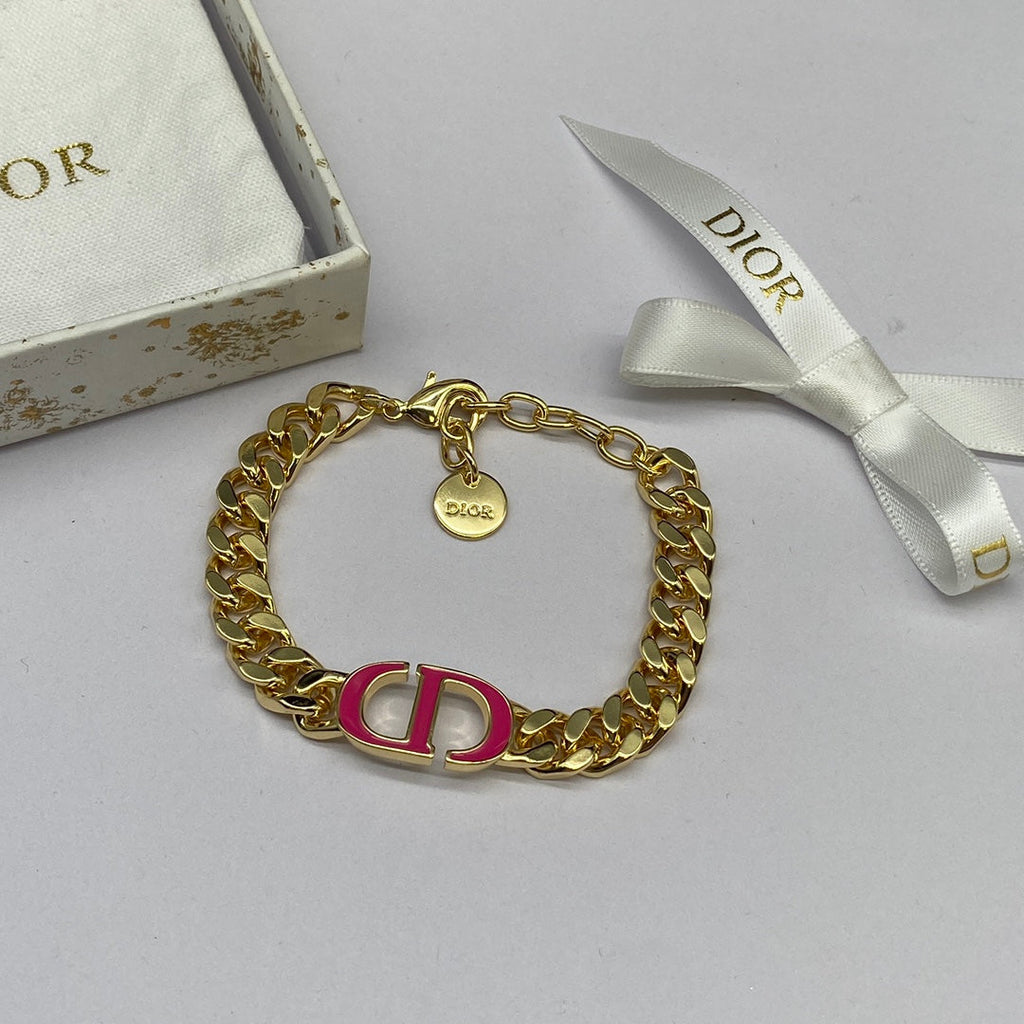 Dior 30 Montaigne Pink 18K Gold Bracelet