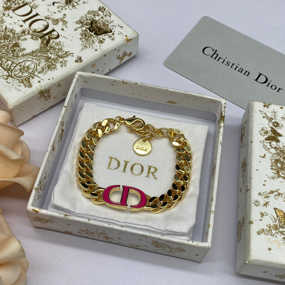 Dior 30 Montaigne Pink 18K Gold Bracelet