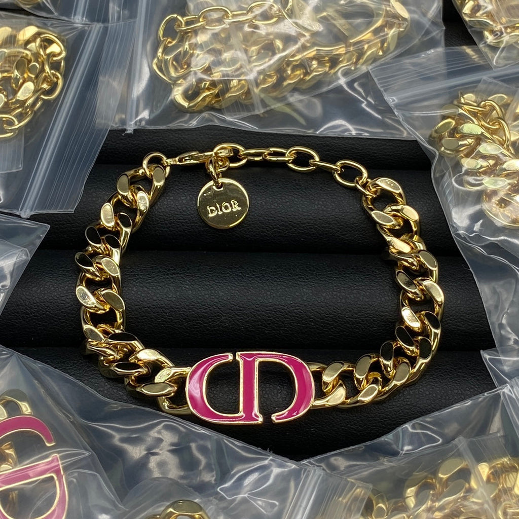 Dior 30 Montaigne Pink 18K Gold Bracelet