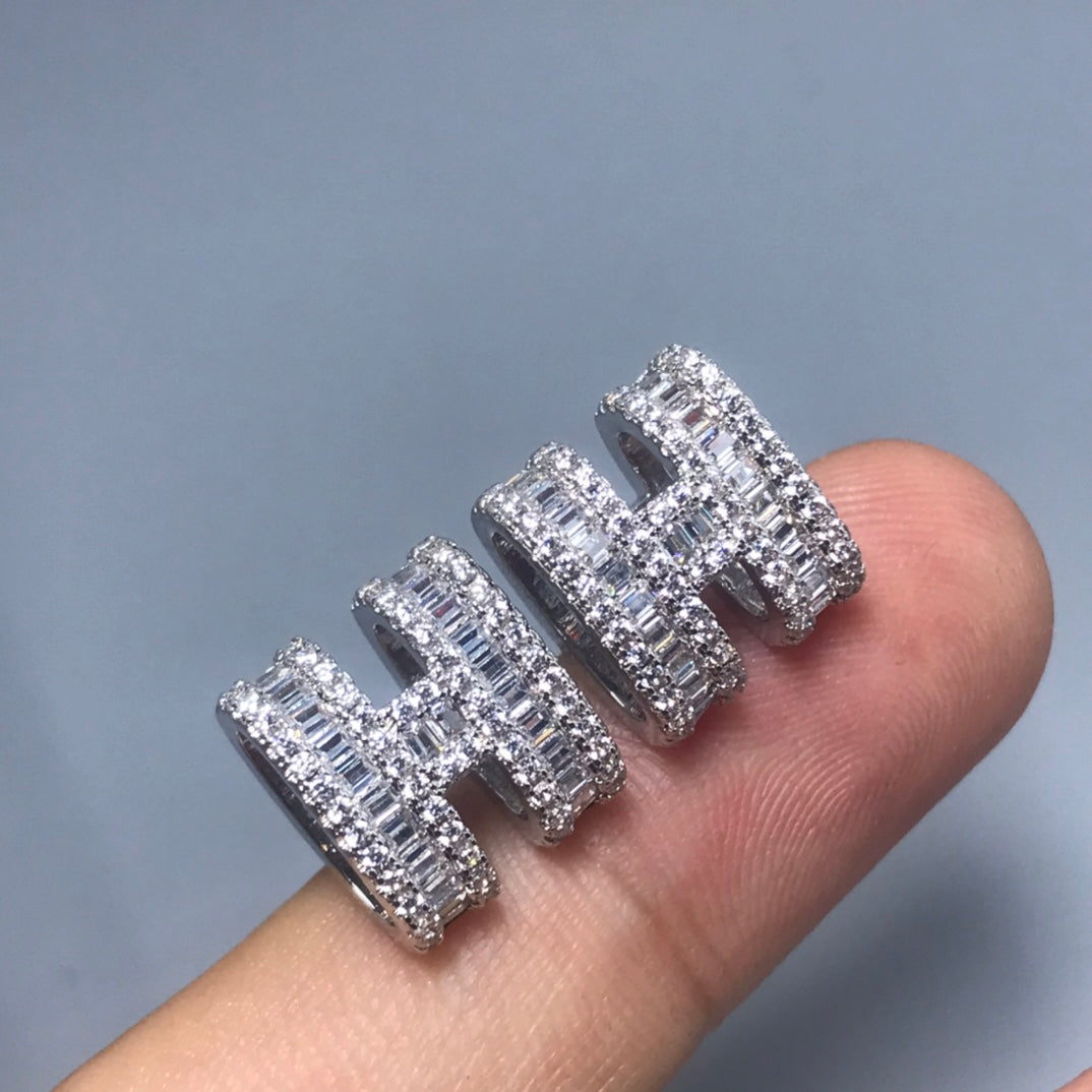 Hermes Pop Diamonds 18K Gold Earrings