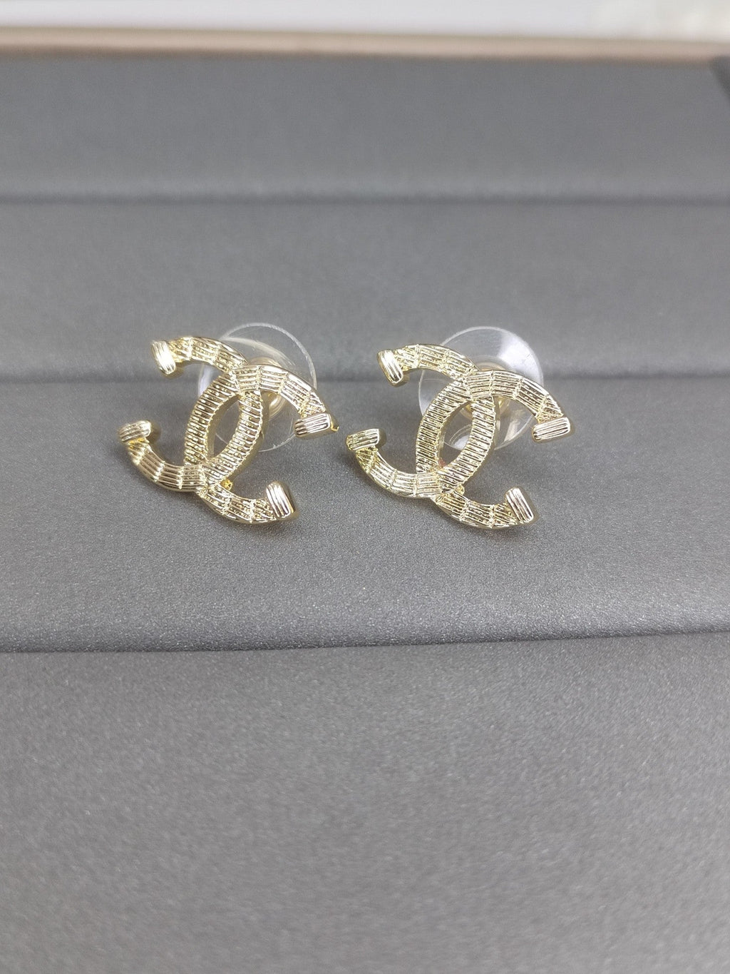 Chanel Classic 18K Gold Earrings