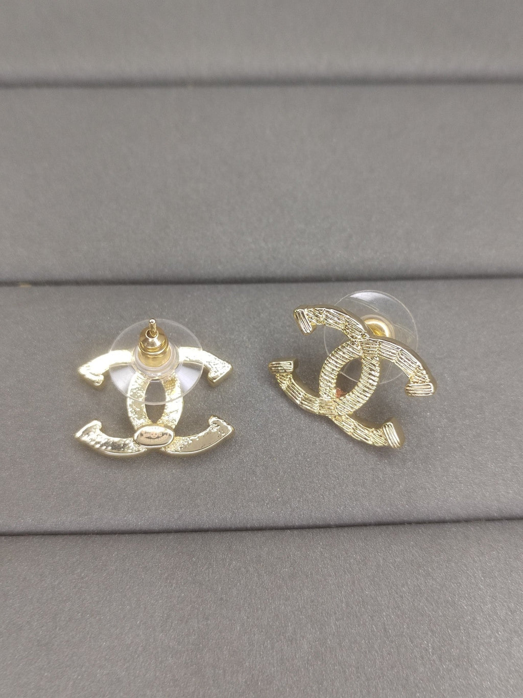 Chanel Classic 18K Gold Earrings