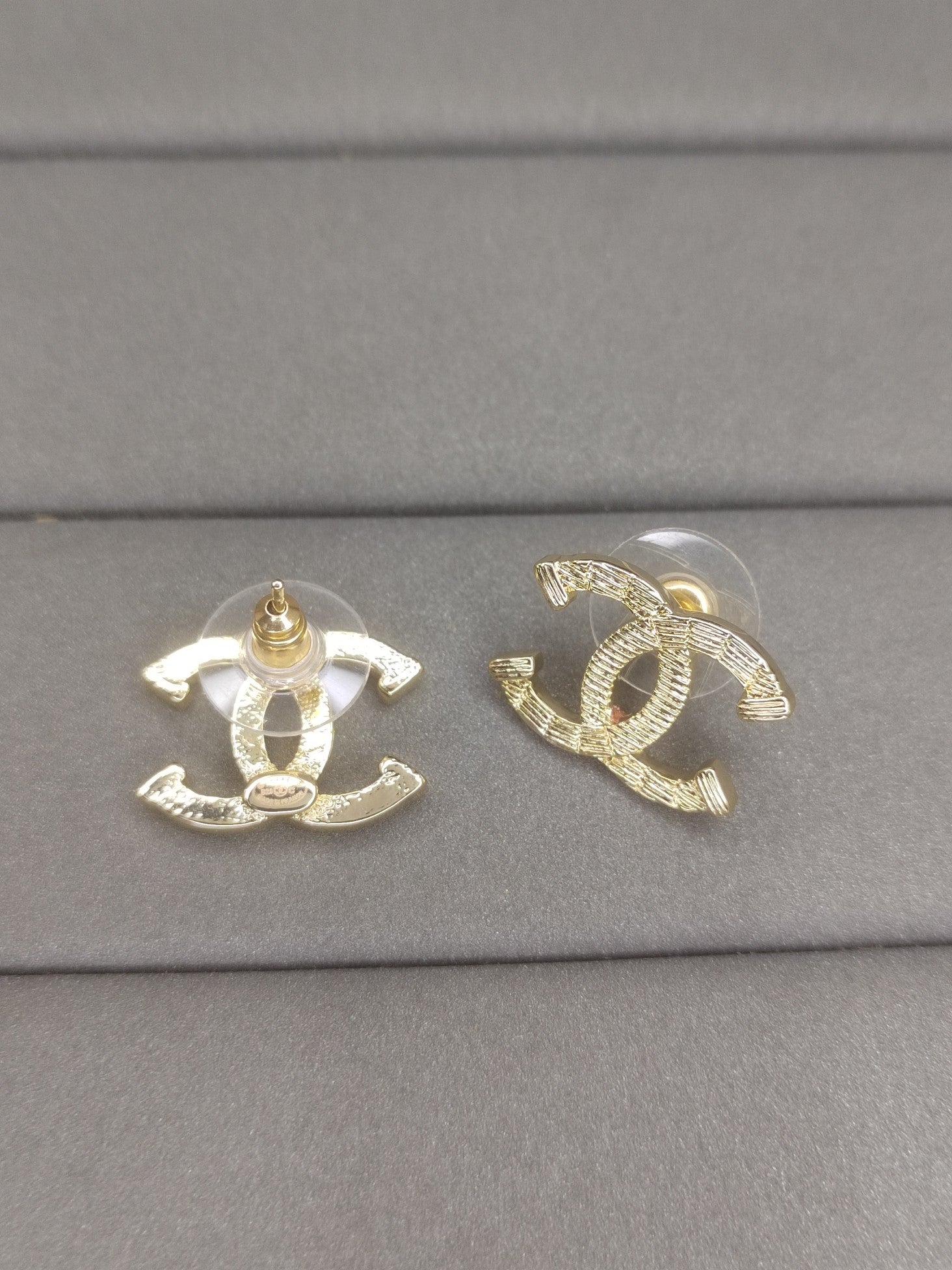 Chanel Classic 18K Gold Earrings