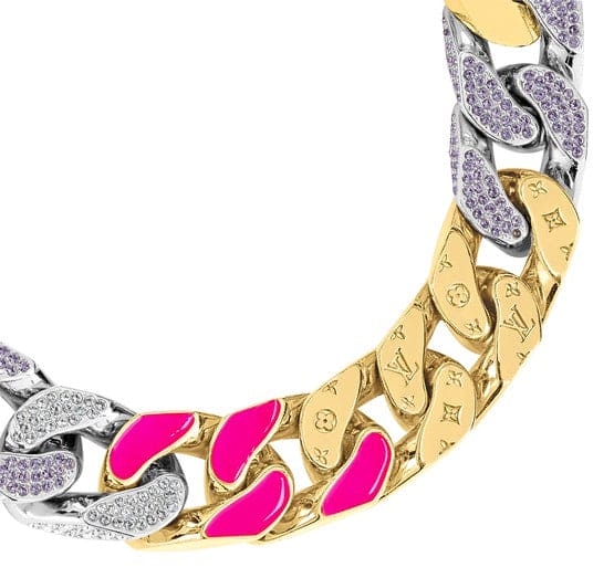 Louis Vuitton Mixed Chains 18K Gold Bracelet