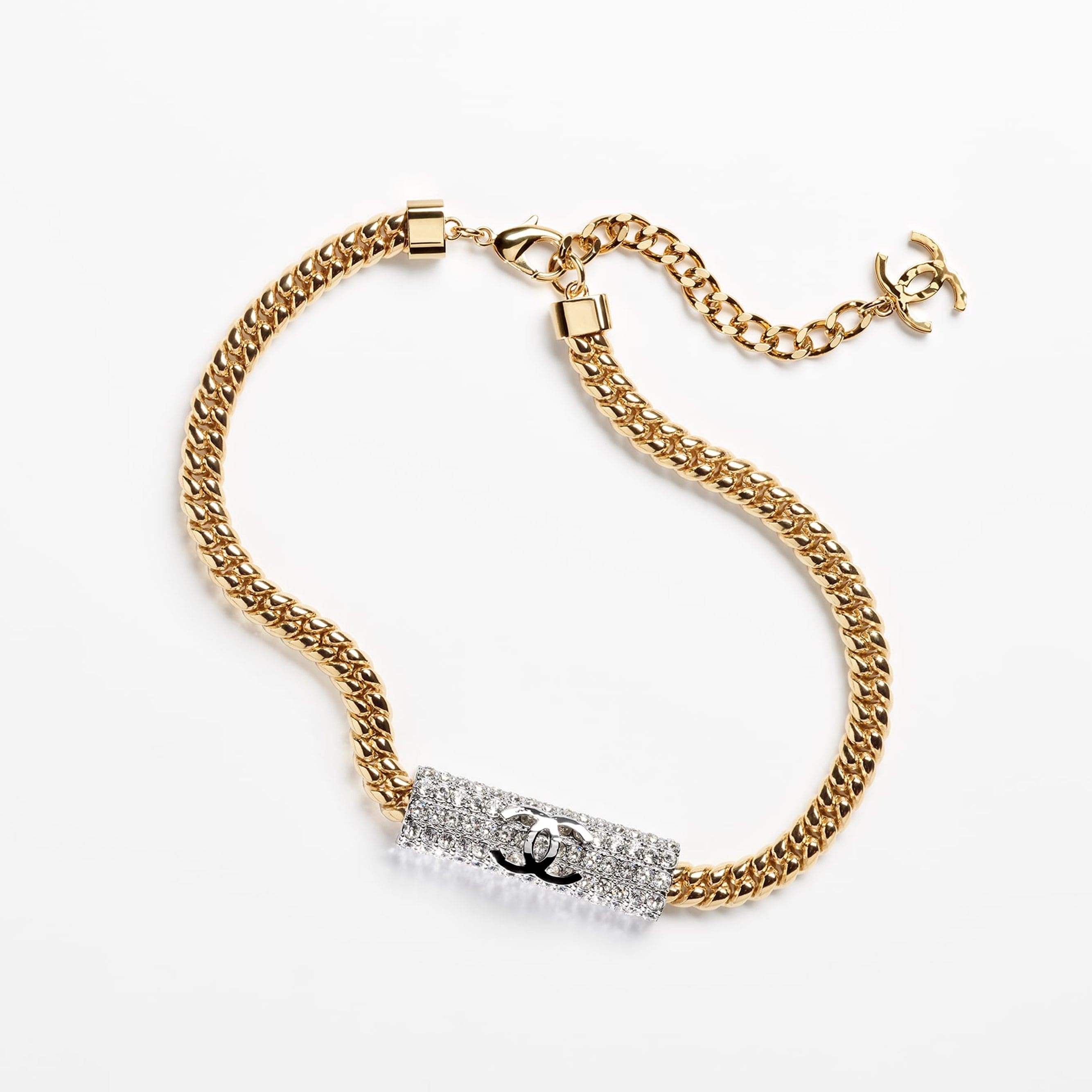 Chanel Diamonds Chain 18K Gold Necklace