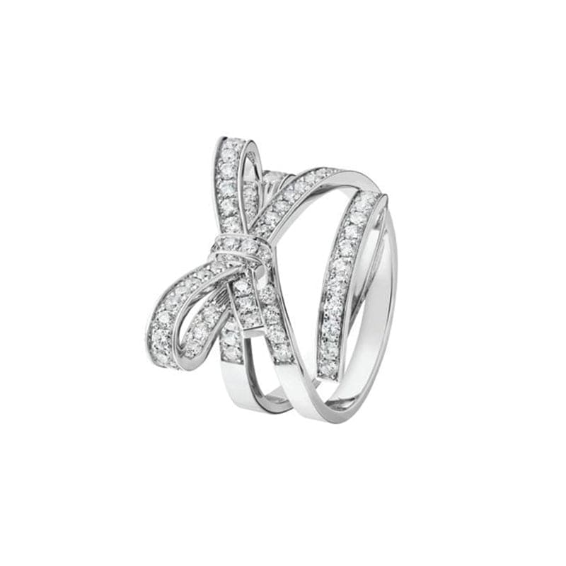 Chanel Diamonds Knot 18K Gold Ring