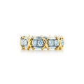 Tiffany Schlumberger Eighteen Stone 18K Gold Ring