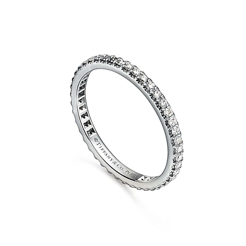 Tiffany Soleste Full Eternity 18K Gold Ring