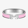 Hermes Clic Pink 18K Gold Bracelet