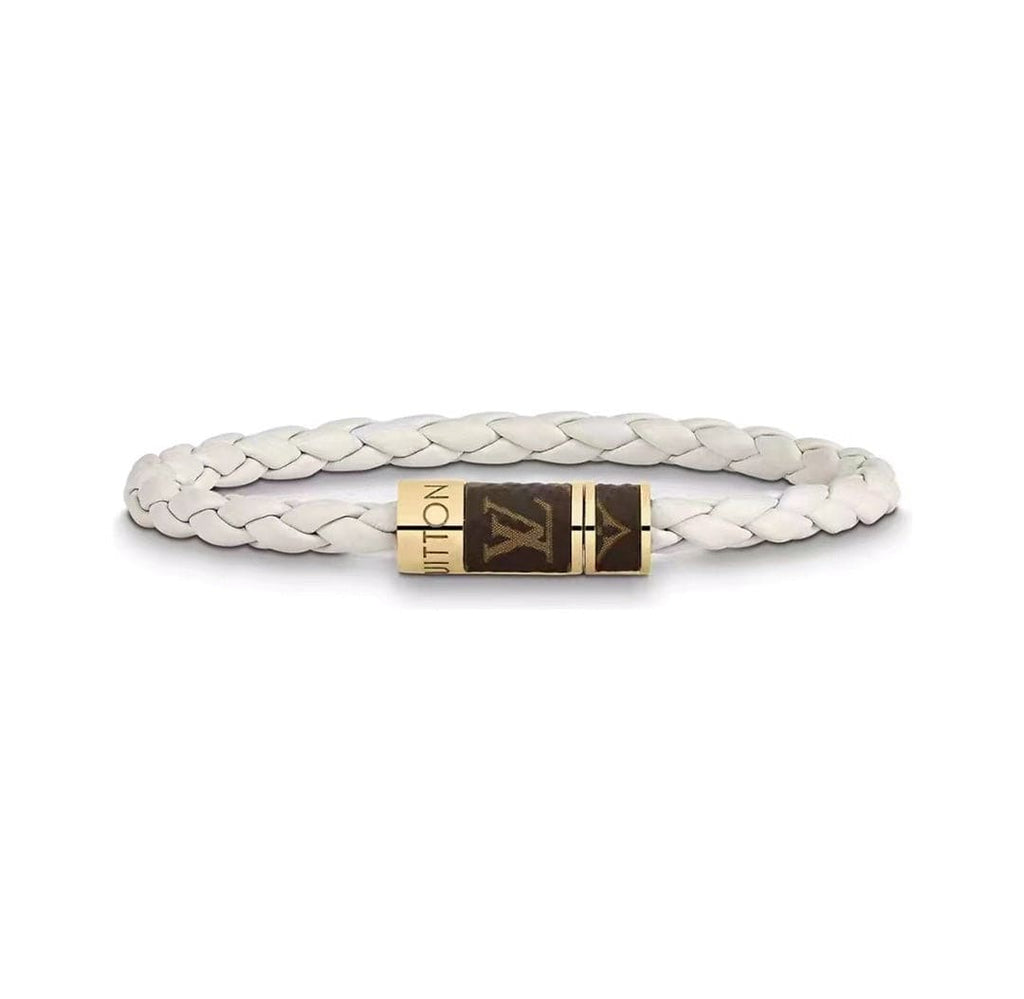 Louis Vuitton Braided 18K Gold Bracelet