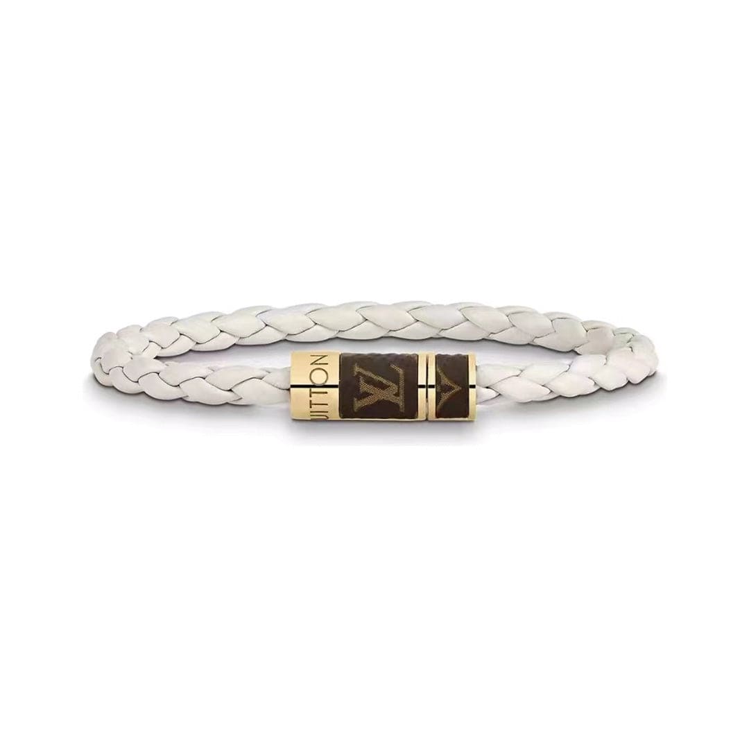 Louis Vuitton Braided 18K Gold Bracelet