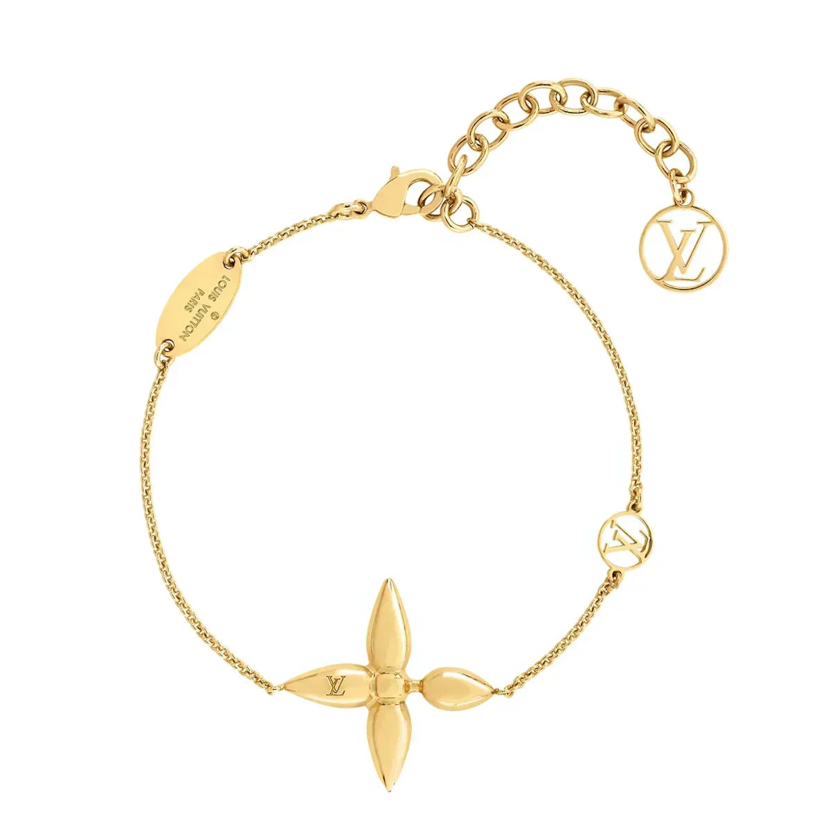 Louis Vuitton Louisette 18K Gold Bracelet