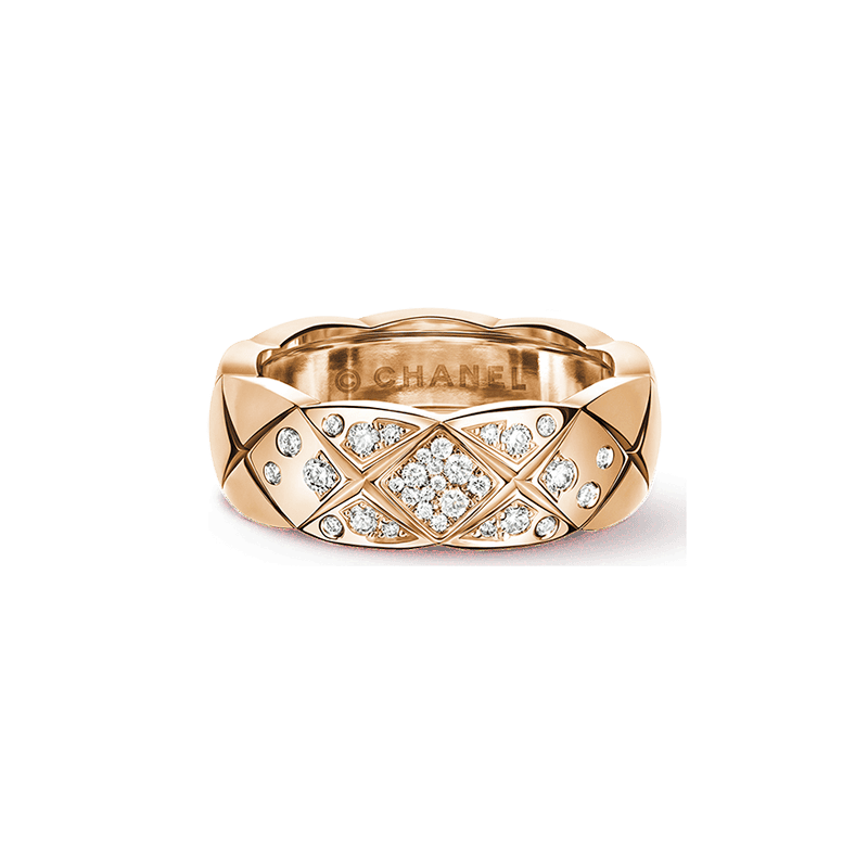 Chanel Coco Crush Diamonds 18K Rose Gold Ring
