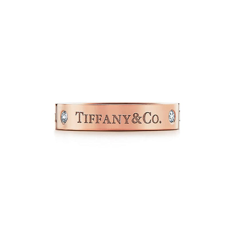 Tiffany Wedding 18K Rose Gold Ring