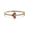 Tiffany Fleur De Lis 18K Gold Bracelet