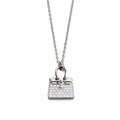 Hermes Amulettes Birkin Pendant 18K Gold Necklace