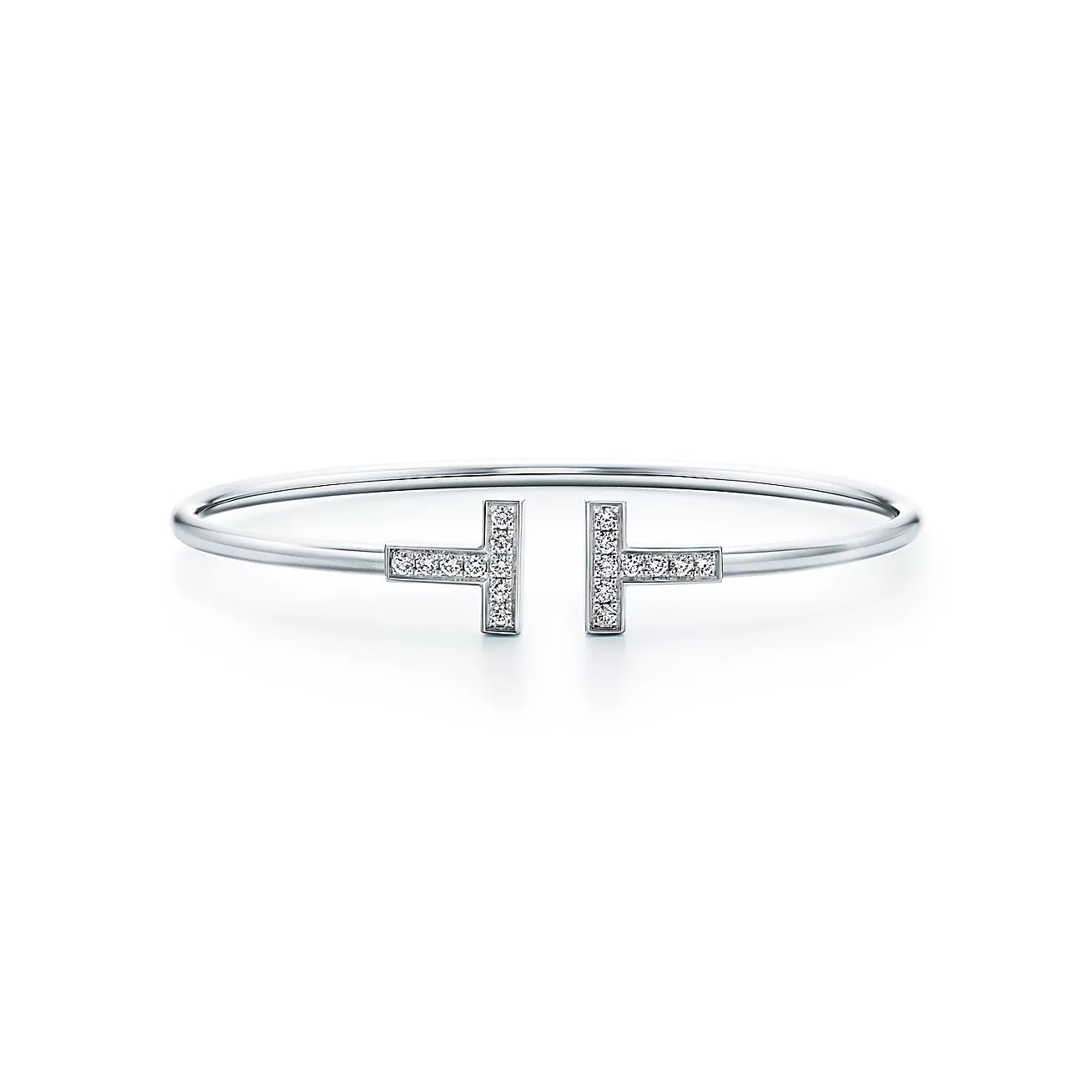 Tiffany Diamond Wire 18K Gold Bracelet