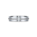 Tiffany Narrow Diamond 18K White Gold Ring