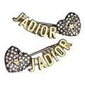 Dior J'Adior Vintage 18K Gold Earrings