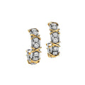 Tiffany Schlumberger Twenty Stone Hoop 18K Gold Earrings