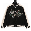 Louis Vuitton Chinese Dragon Embroidered & Paneled Baseball Jacket - product image