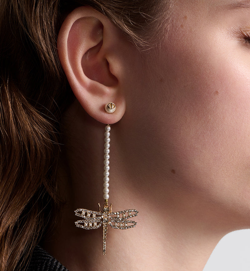 Dior Night Herbarium 18K Gold Earrings