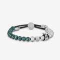 Louis Vuitton Beads Green 18K Gold Bracelet