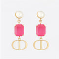 Dior Petit Crystal 18K Gold Earrings