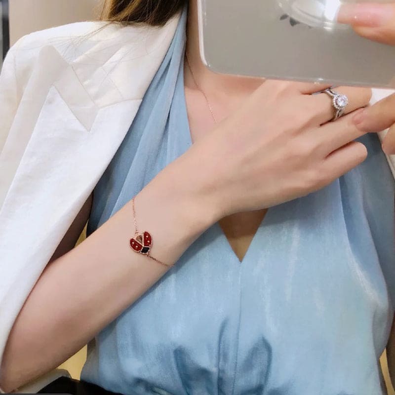 Lucky Spring Clover 18K Gold Bracelet