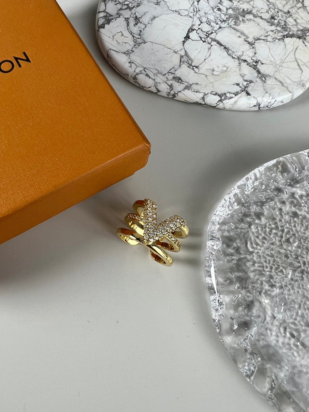 Louis Vuitton Volt 18K Gold Ring