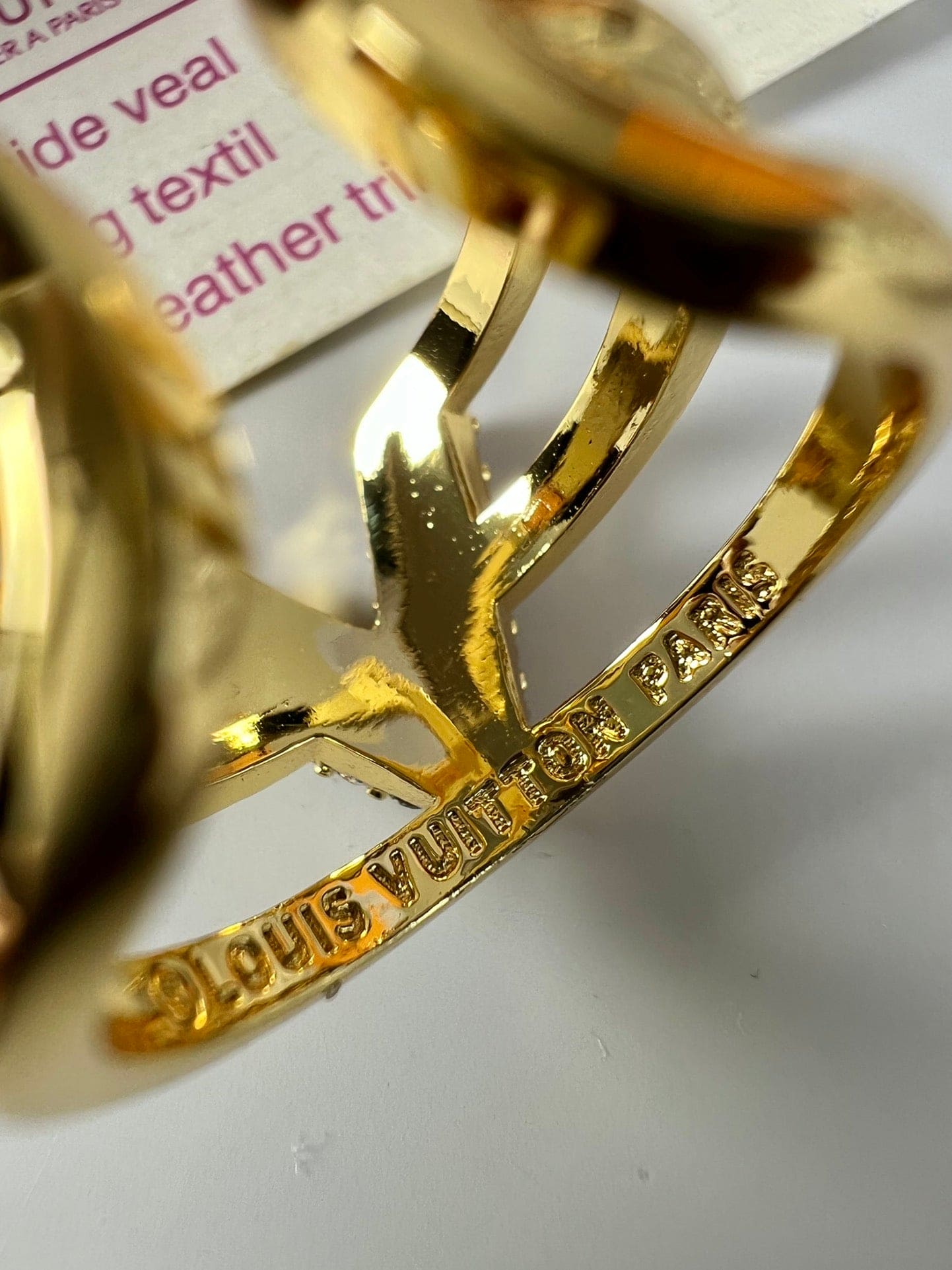 Louis Vuitton Volt 18K Gold Ring