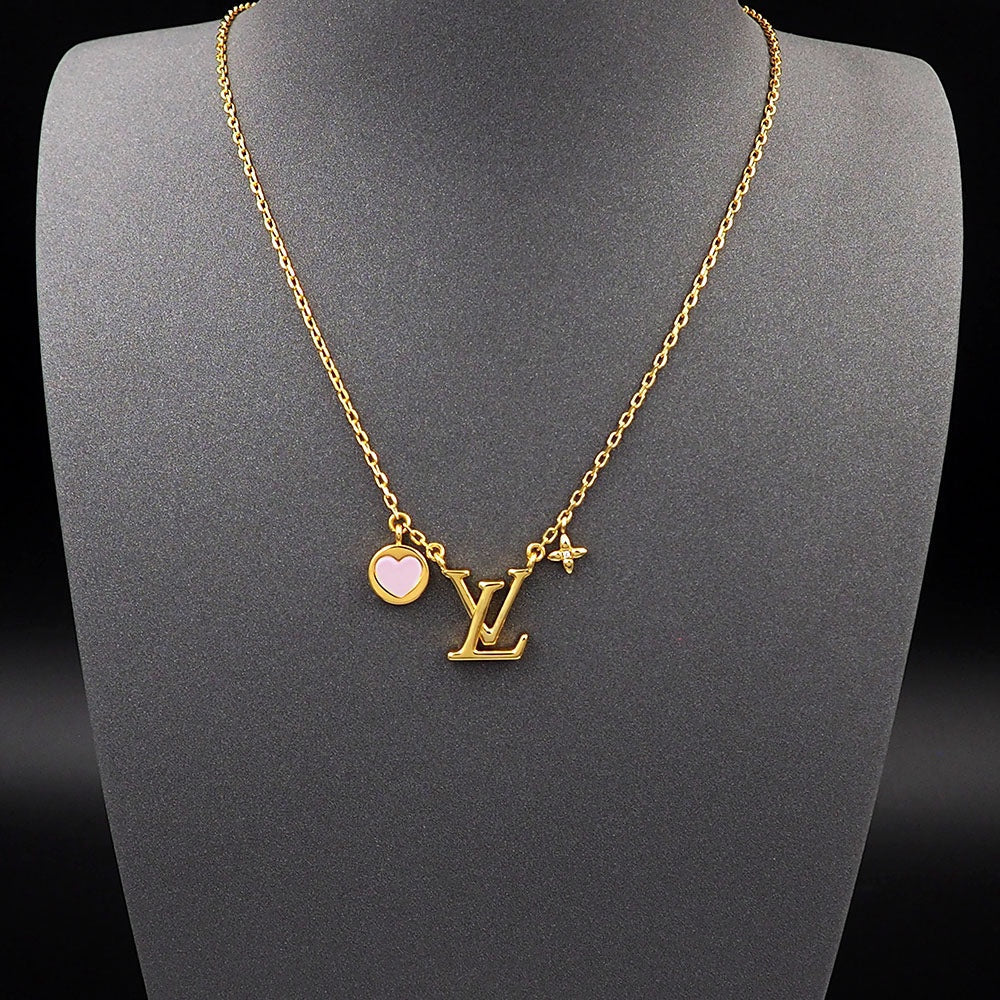 Louis Vuitton Iconic Heart 18K Gold Necklace