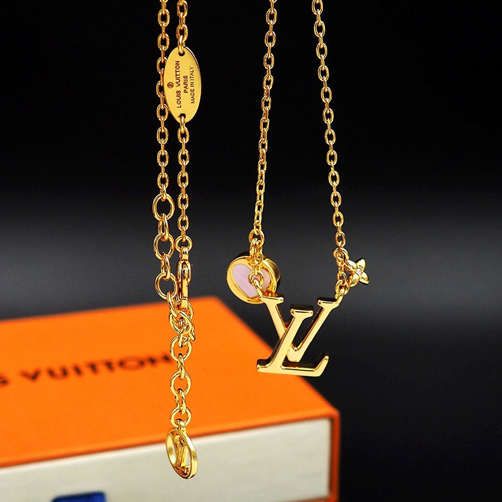 Louis Vuitton Iconic Heart 18K Gold Necklace