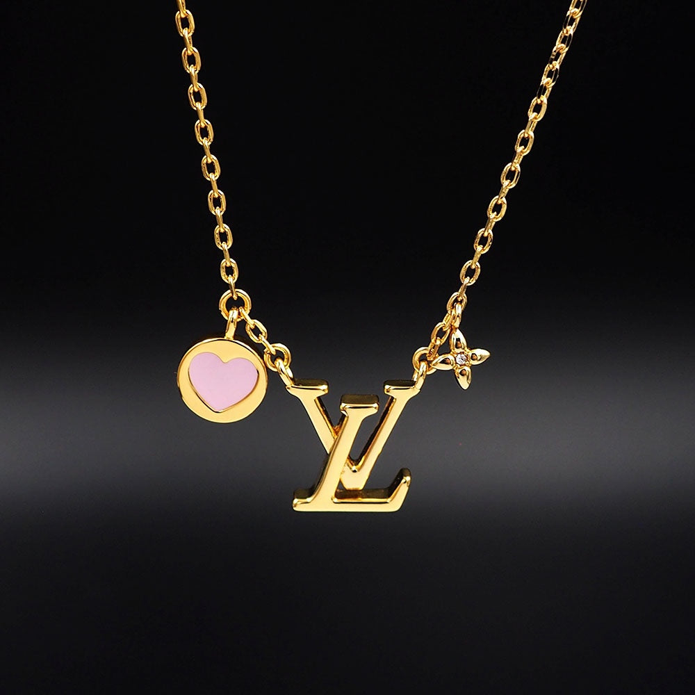 Louis Vuitton Iconic Heart 18K Gold Necklace