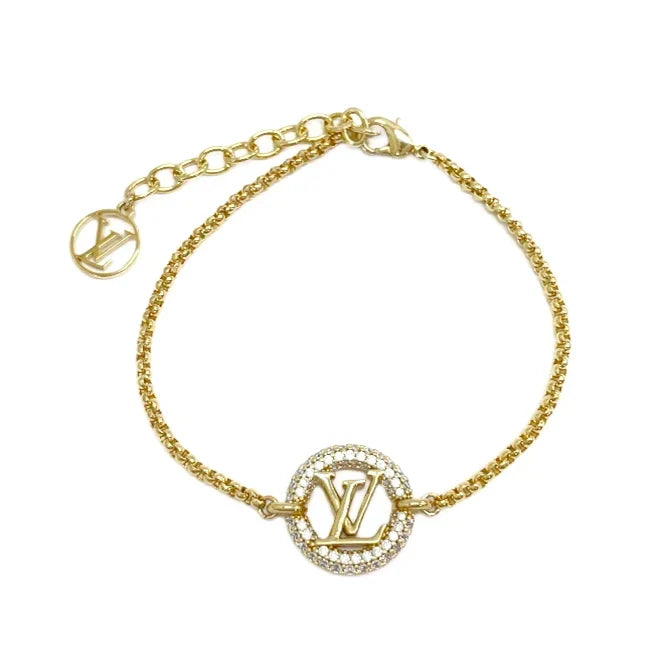Louis Vuitton Vintage Diamonds 18K Gold Bracelet
