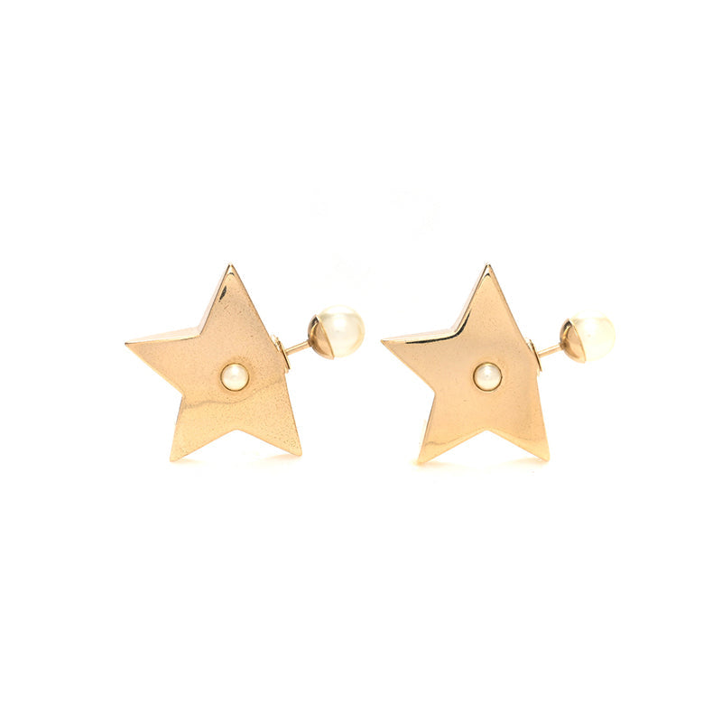 Dior Tribales Star 18K Gold Earrings