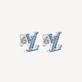 Louis Vuitton Iconic Aquamarine 18K Gold Earrings