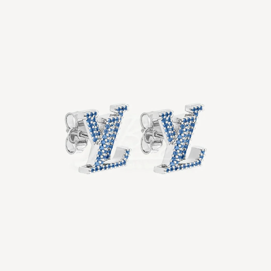 Louis Vuitton Iconic Aquamarine 18K Gold Earrings