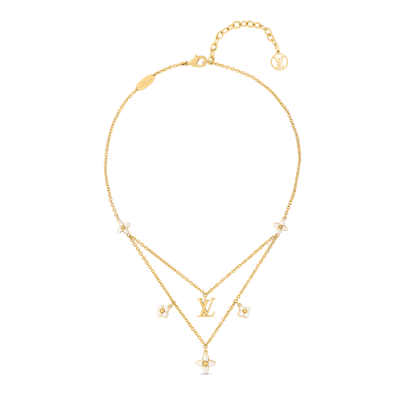 Louis Vuitton Floragram 18K Gold Necklace