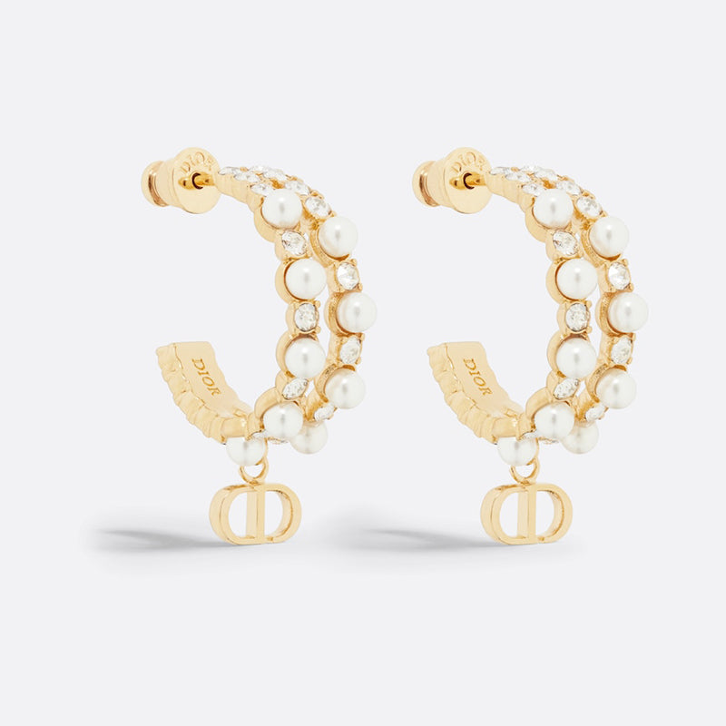 Dior Petit Treasure 18K Gold Earrings