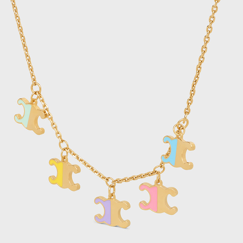 Celine Teen Charms 18K Gold Necklace