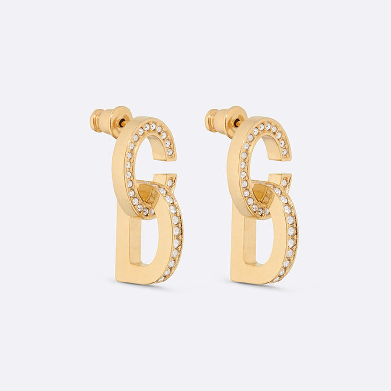 Dior Lock 18K Gold Earrings